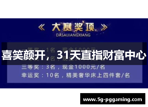 喜笑颜开，31天直指财富中心